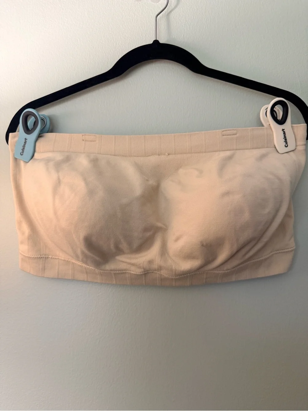 Truekind 3X Strapless Seamless Bandeau Bra in Light Beige